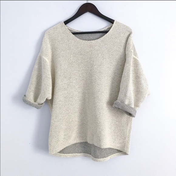 American Apparel Sweaters - American Apparel | Easy Reversible Slouchy Knit